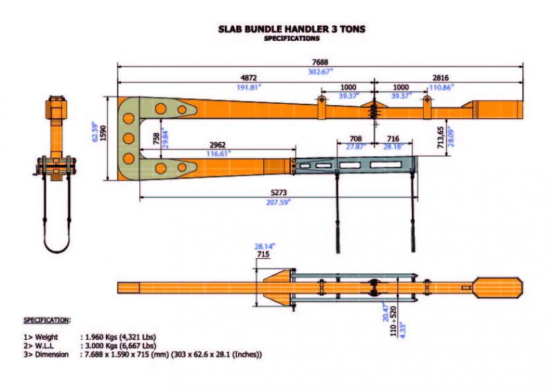 Thiết bị nâng hạ kiện đá - 3 Tấn